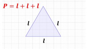perímetro del triángulo equilátero